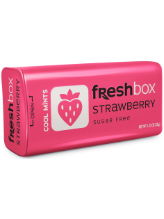 Драже Freshbox Клубника без сахара, 35г