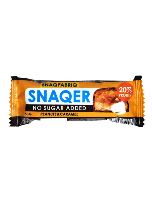 Батончик Snaq Fabriq Арахис и карамель в шоколаде, 50г x 30 шт