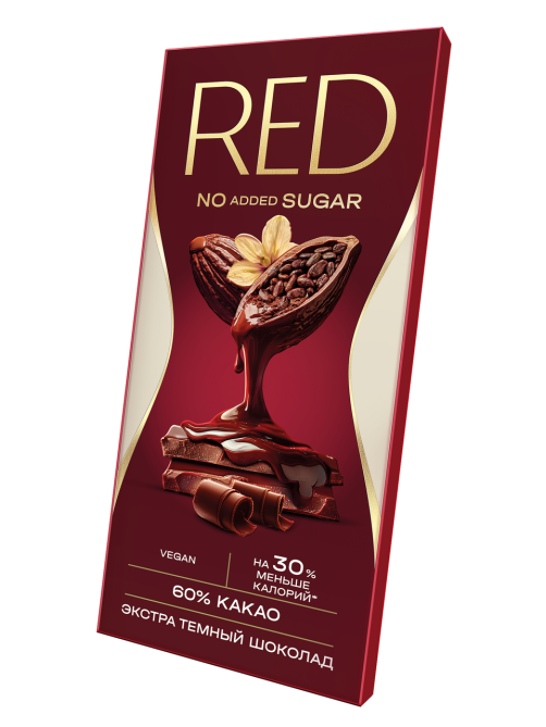 Шоколад Red Delight темный экстра 60% какао, 70г