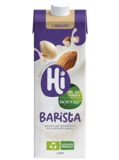 Напиток соевый Hi Barista миндальный 1.8%, 1л