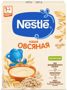 Каша безмолочная детская Nestle Овсяная с 5 месяцев, 200г
