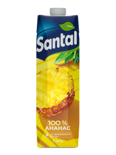 Сок Santal ананасовый, 1л