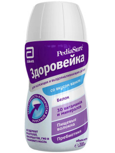 Смесь жидкая детская PediaSure Здоровейка Ваниль с 12 месяцев, 200мл