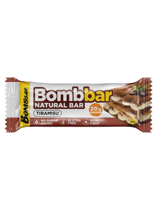 Батончик Bombbar тирамису, 60г x 20 шт