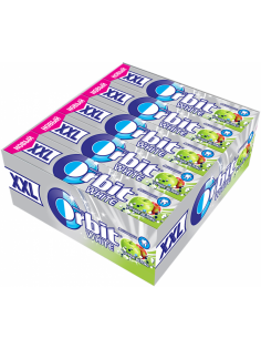 Жевательная резинка Orbit White Сочное яблоко без сахара, 20.4г x 20 шт