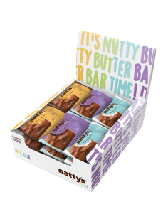 Протеиновые батончики Nattys&Go Mini Mix Peanut, Brownie, Coconattys без сахара, 20г х 18 шт