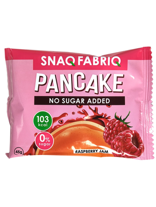 Панкейк Snaq Fabriq малиновый джем без сахара, 45г x 10 шт