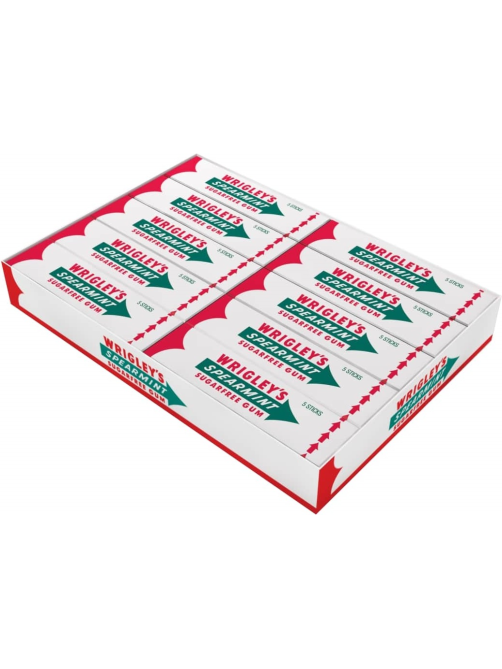 Жевательная резинка Wrigley's Spearmint без сахара мята, 13г x 20 шт