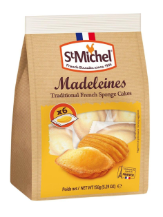 Печенье бисквитное StMichel Madeleines традиционное (25г x 6шт), 150г