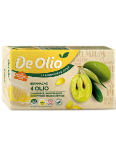 Вегамасло De Olio 4 масла 72.5%, 180г