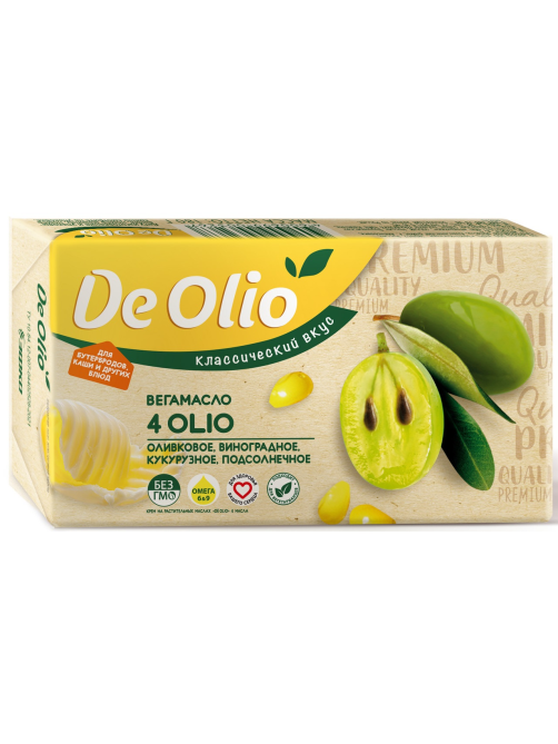 Вегамасло De Olio 4 масла 72.5%, 180г