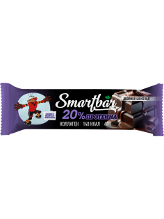 Батончик протеиновый Smartbar Protein Двойной шоколад без глютена, 40г