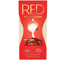 Шоколад Red Delight молочный без сахара, 70г
