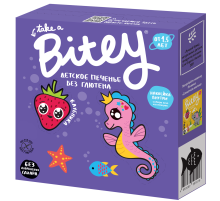 Печенье детское Take a Bitey Клубника без глютена с 18 месяцев, 125г