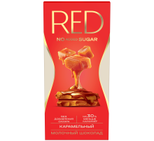 Шоколад Red Delight молочный карамелизованный без сахара, 70г