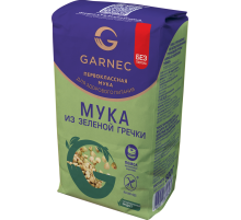 Мука Garnec из зеленой гречки без глютена, 500г