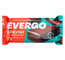 Пирожное протеиновое Evergo брауни классический, 50г