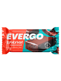 Пирожное протеиновое Evergo брауни классический, 50г