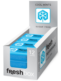 Драже Freshbox Ледяная мята без сахара, 35г x 12 шт