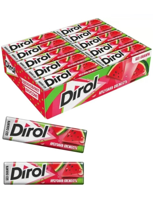 Жевательная резинка Dirol Арбузная Свежесть, 13.6г x 30 шт