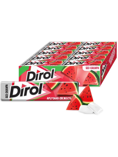 Жевательная резинка Dirol Арбузная Свежесть, 13.6г x 30 шт
