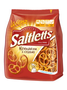 Крендели Saltletts с солью классические, 150г