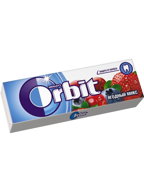 Жевательная резинка Orbit Ягодный микс, 13.6г x 30 шт