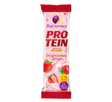 Батончик протеиновый Racionika Protein Клубничный йогурт без сахара, 45г
