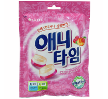 Карамель Lotte Энитайм со сливой и персиком, 60г