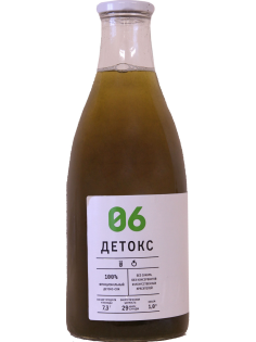 Сок детокс Тихвинский уездъ 06 фруктово-овощной с мякотью, 1л