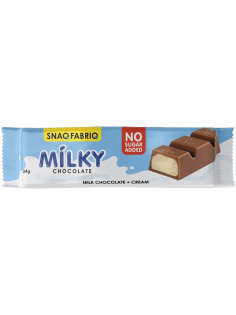 Шоколад Snaq Fabriq Milky молочный со сливочной начинкой без сахара, 34г