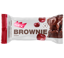 Пирожное протеиновое ProteinRex Брауни-вишня без сахара, 50г