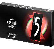 Жевательная резинка Five сочный арбуз без сахара, 15.6г