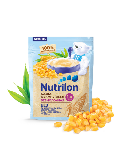 Каша безмолочная детская Nutrilon Кукурузная с 5 месяцев, 180г