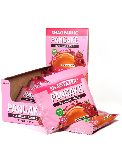 Панкейк Snaq Fabriq малиновый джем без сахара, 45г x 10 шт