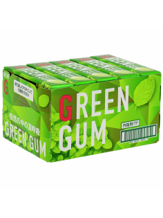 Жевательная резинка Lotte Green, 26г x 15 шт