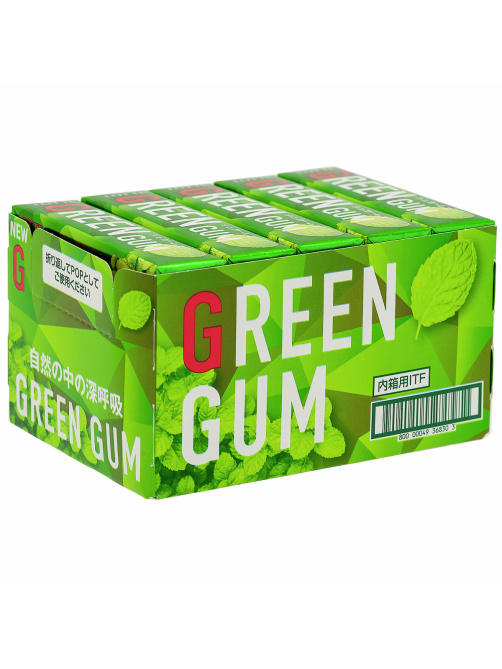 Жевательная резинка Lotte Green, 26г x 15 шт