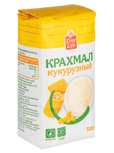 Fine Life Крахмал кукурузный без глютена, 500г