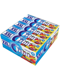 Жевательная резинка Orbit XXL клубника-банан, 20.4г x 20 шт