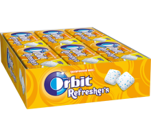 Жевательная резинка Orbit Refreshers тропический микс, 16г x 12 шт