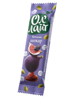 Батончик Ол'Лайт фруктово-ореховый инжир, 30г