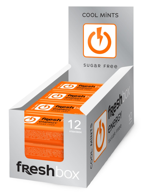 Драже Freshbox Energy без сахара, 35г x 12 шт