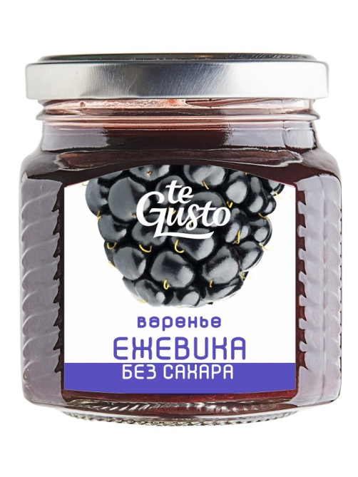 Варенье Te Gusto из ежевики без сахара, 300г