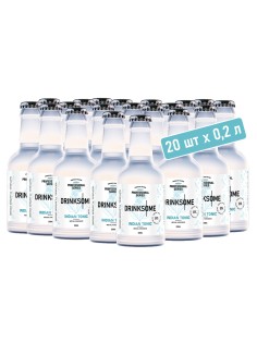 Напиток Drinksome Индиан тоник газированный, 200мл x 20 шт