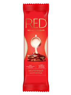 Шоколад Red Delight молочный без сахара, 20г