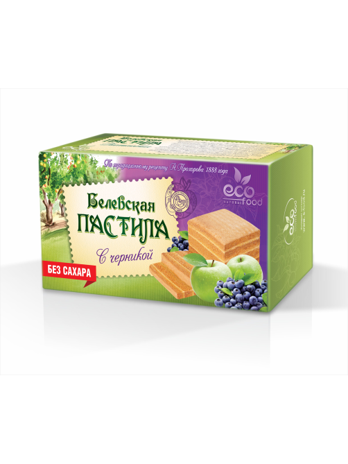 Пастила EcoFood Белевская в ассортименте без сахара, 100г