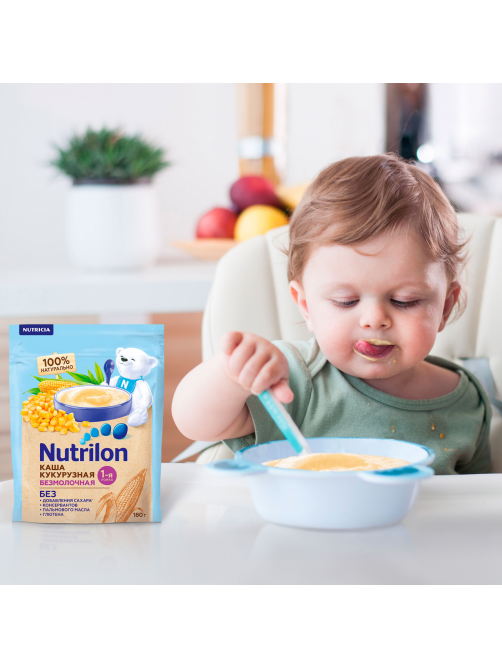 Каша безмолочная детская Nutrilon Кукурузная с 5 месяцев, 180г