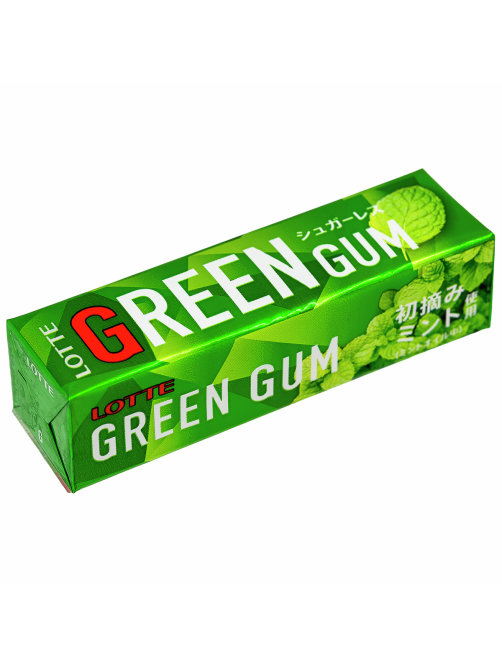 Жевательная резинка Lotte Green, 26г x 15 шт