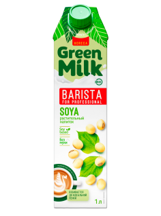Напиток растительный соевый Green Milk Soya Professional 1%, 1л