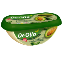 Вегамасло De Olio с базиликом и маслом оливок 72.5%, 220г